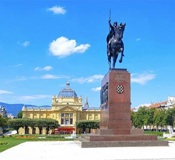 Tomislav Square in Zagreb